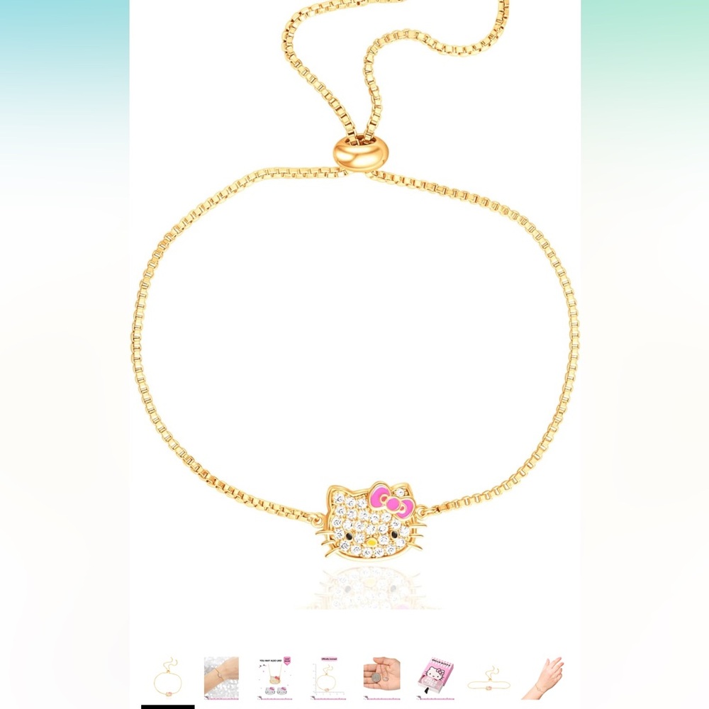 * Hello Kitty Women’s bracelet, 18-carat gold